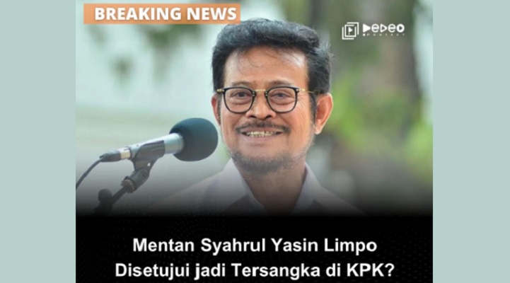 Mentan Syahrul Yasin Limpo