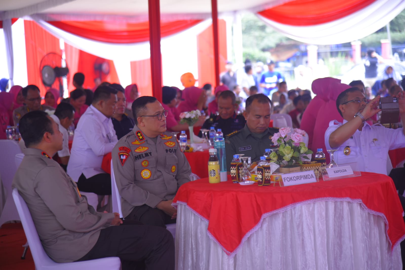 Baktu Kesehatan Polda Lampung dihadiri Kapolda Irjen. Pol. Helmy Santika 