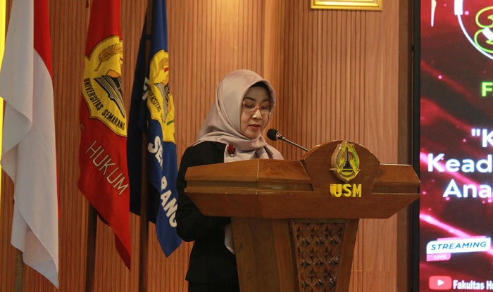 Orasi Ilmiah Dies Natalis ke-36 FH USM, Dr Ani: Anak adalah Bagian Masa Depan Negara