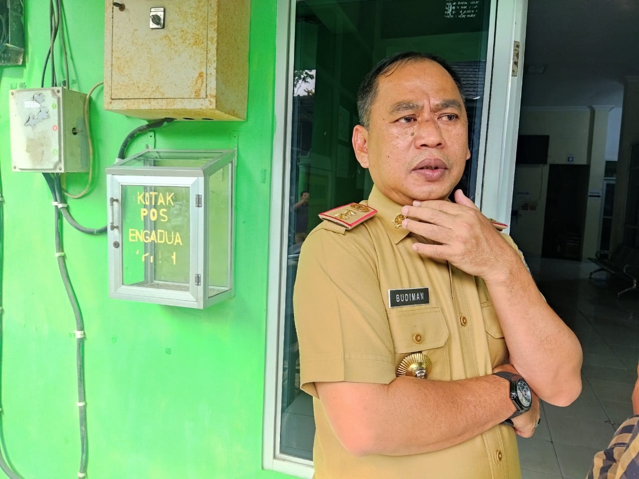 Kepala Dinas Lingkungan Hidup kota Bandarlampung Budiman P Mega