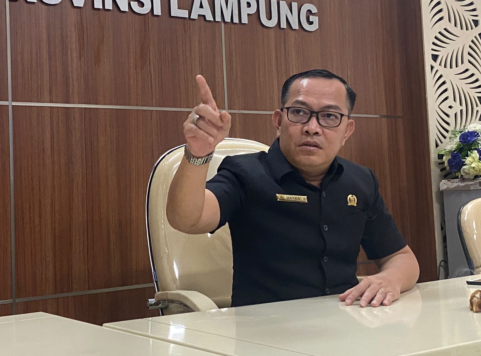 Anggota DPRD Lampung Deni Ribowo 