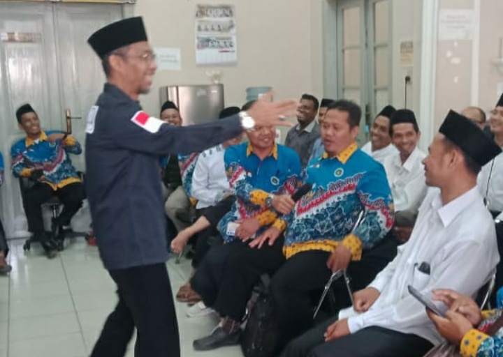 Abdul Hakim di Kantor DPD Lampung, Selasa (25/7/2023)
