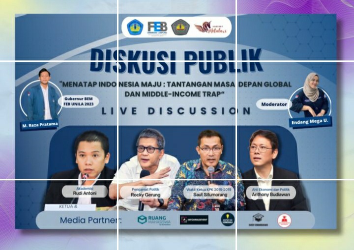 Konflik dengan Jokowi, H-1, Alasan FEB Unila Larang Rocky Diskusi di Unila