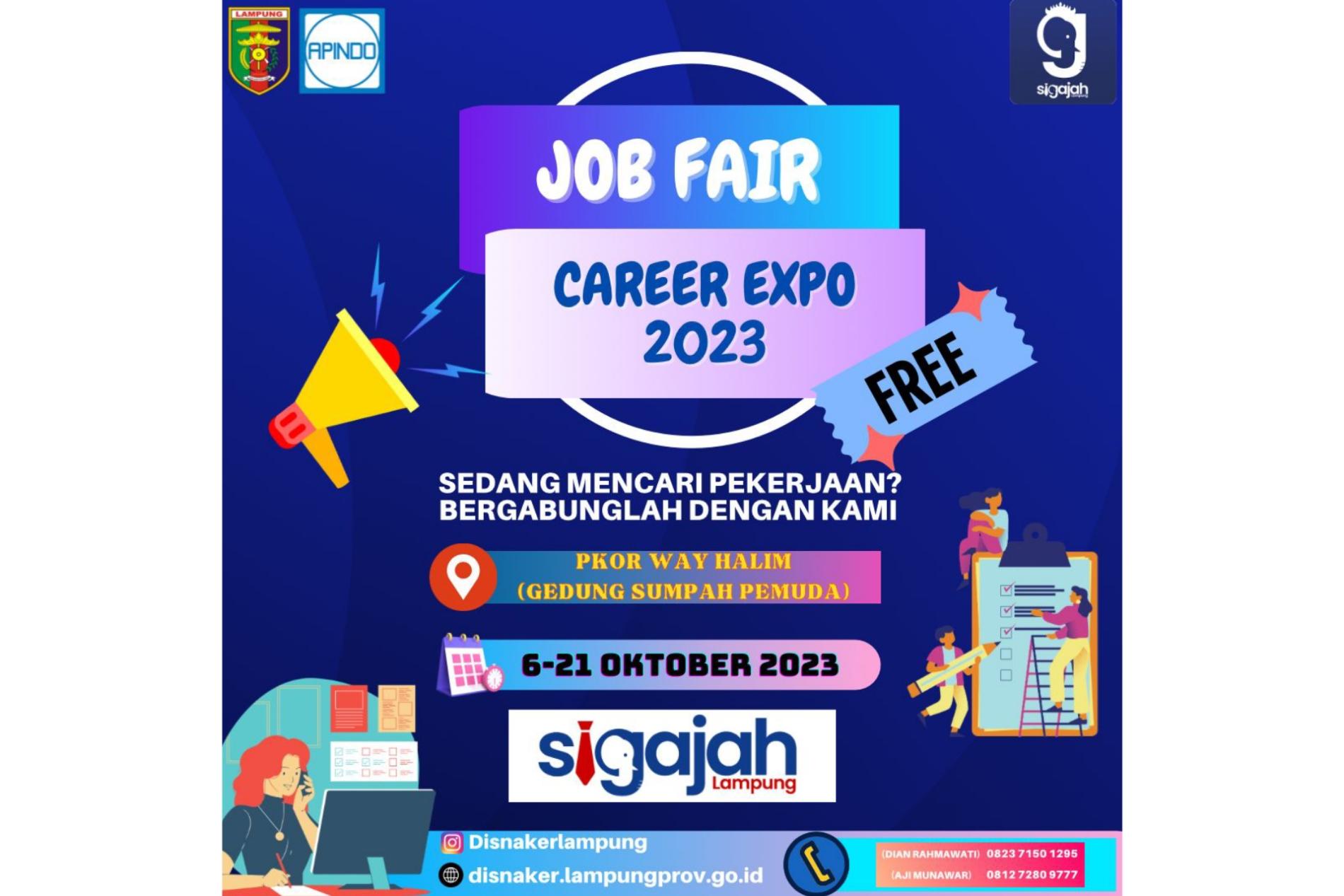 Pemprov Lampung Fasilitasi Pencari Kerja Melalui Job Fair Pada Gelaran Pekan Raya Lampung Tahun 2023