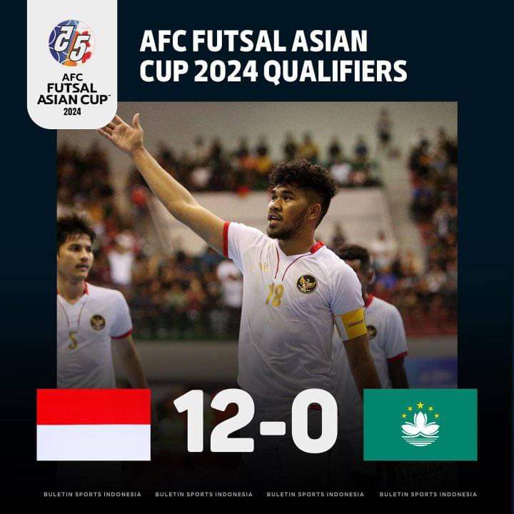 Timnas Futsal Indonesia vs Makau
