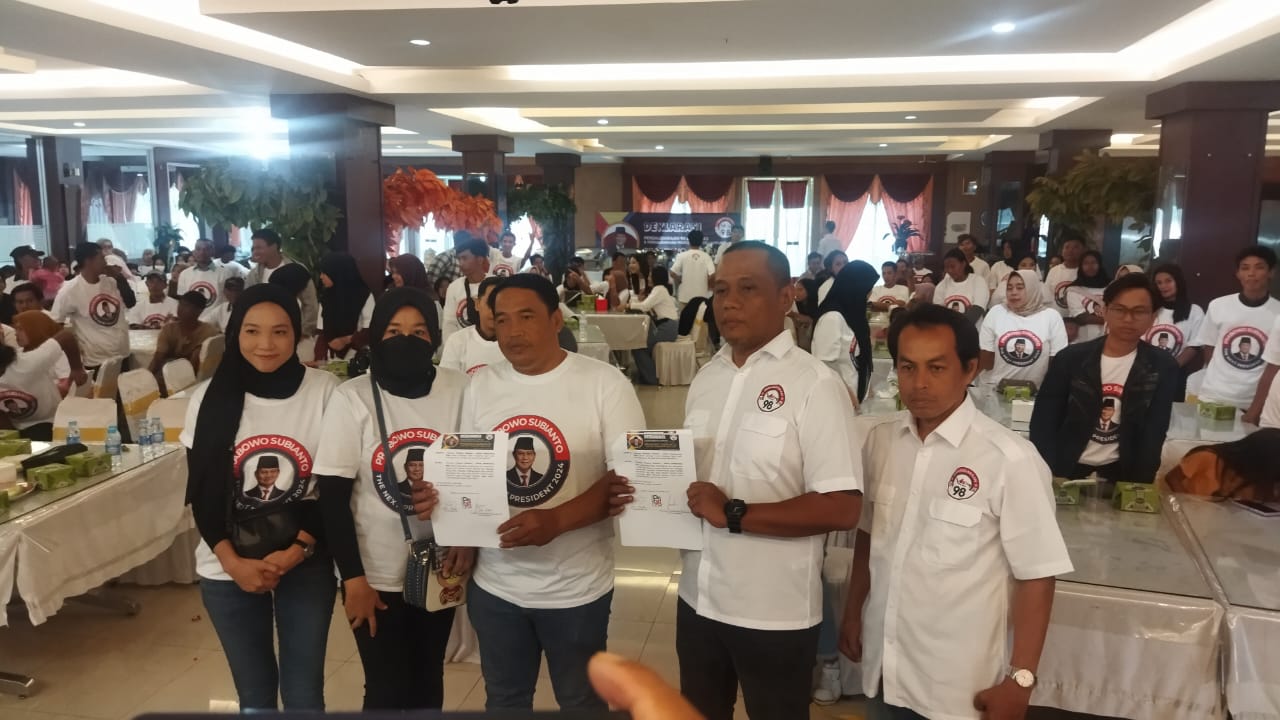 Deklarasi 98 dan Masyarakat 08 Kompak Dukung Prabowo-Gibran