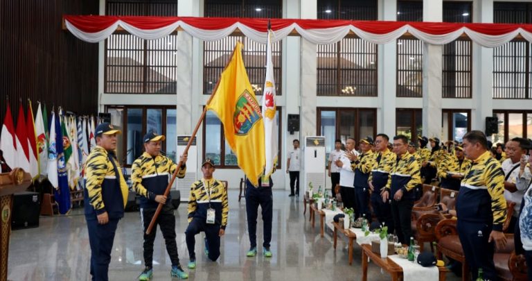 Dilepas Gubernur,154 Atlet Lampung Siap Ikuti Porwil Sumatera XI Tahun 2023 Riau