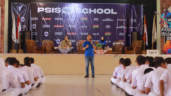 PSIS Gelar Goes to School di SMKN 7 Semarang, Ada Edukasi Jadi Penonton yang Baik