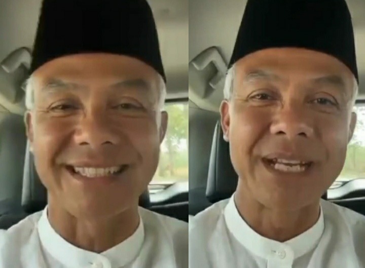 Gibran Pulang, Ganjar Kirim Pesan Video ke Relawan di Lampung