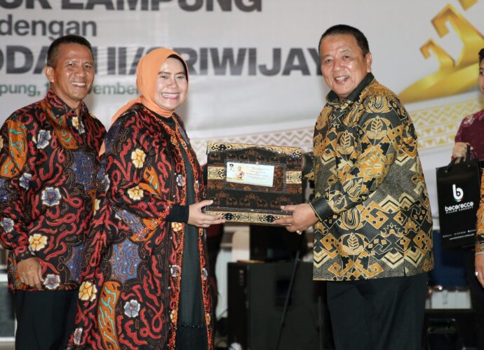 Gubernur Arinal Gelar Perjamuan Makan Malam Menyambut Pangdam II/Sriwijaya Mayjen TNI Yanuar Adil