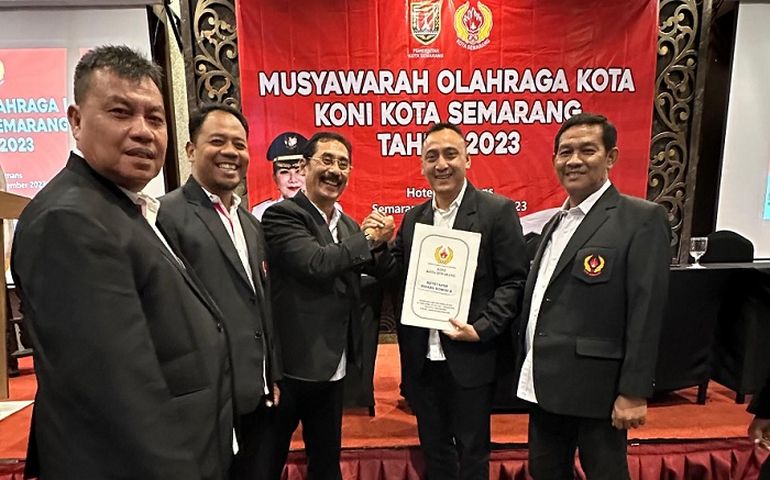 Arnaz Kembali Pimpin KONI Kota Semarang, Siap Bawa Prestasi Atlet Melompat ke Level Lebih Tinggi