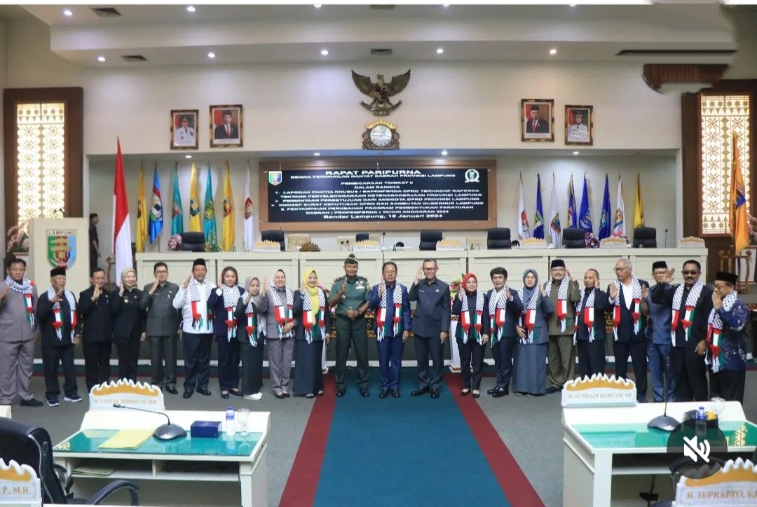 Sekdaprov : Fahrizal Menghadiri Rapat Paripurna DPRD Prov Lampung Pembicaraan Tk II
