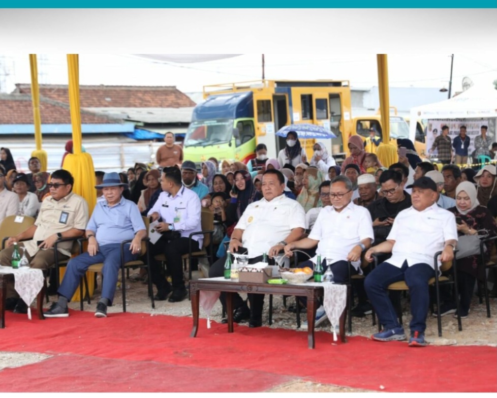 Gubernur Arinal Bersama Mendag Zulhas Revitalisasi Pembangunan Pasar Natar