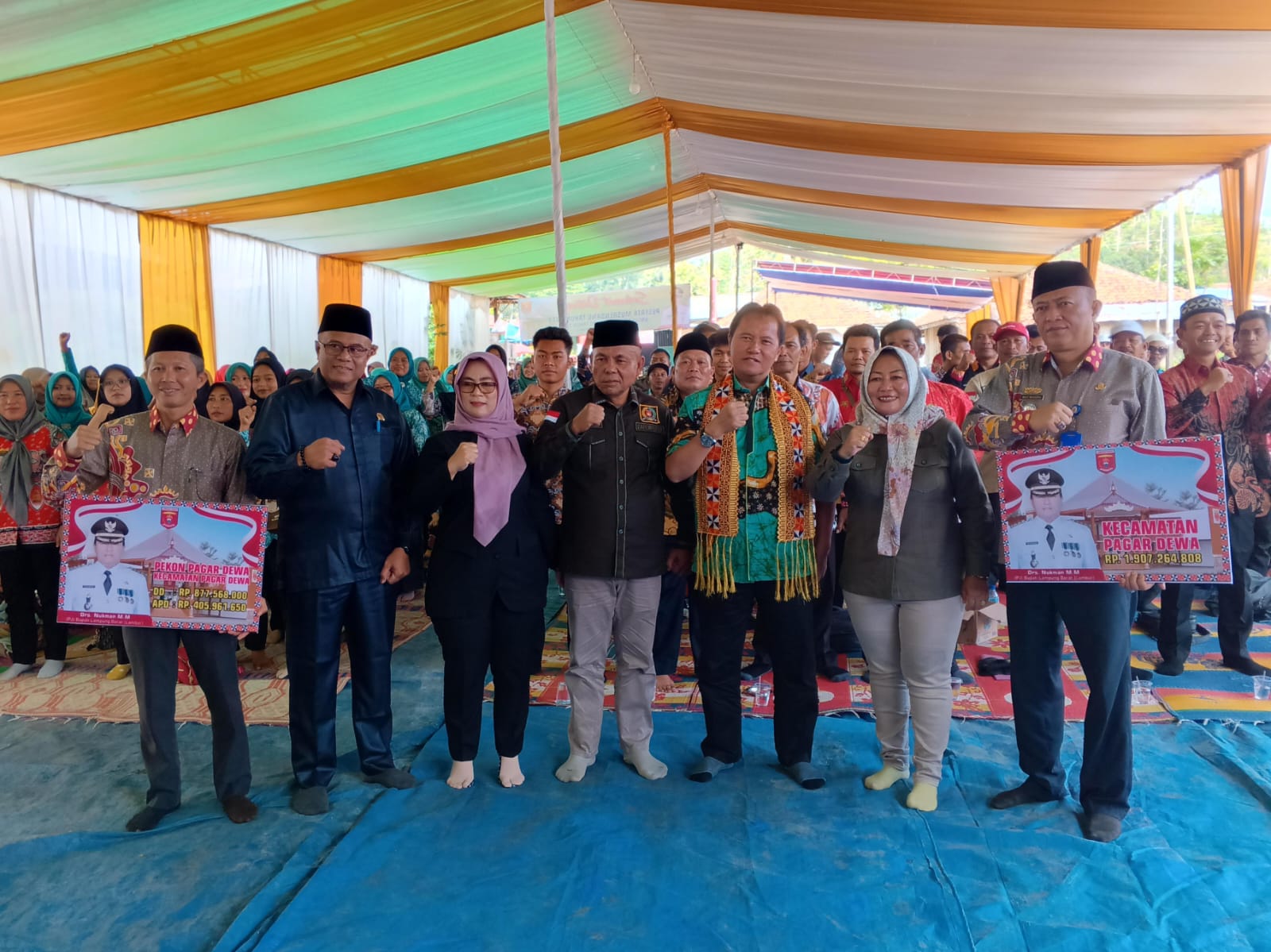 Pj. Bupati Lampung Barat bahas program prioritas pembangunan di Kecamatan Pagar Dewa.