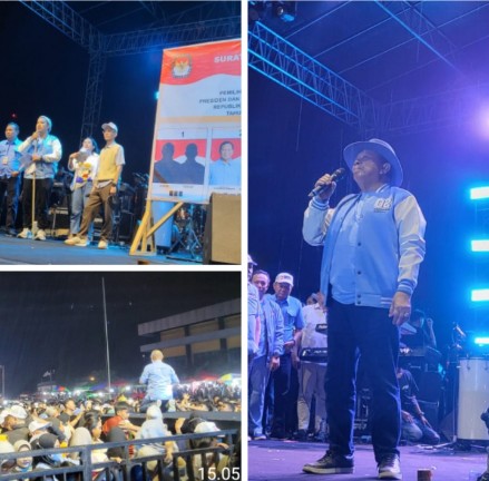Konser Prabowo-Gibran Lampura, 02 Menang Satu Putaran Bangun Jalan