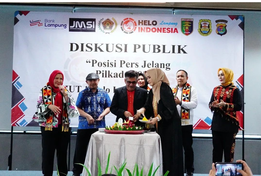 Pemprov Lampung Dorong Sinergitas Bersama Media Dalam Pembangunan di Provinsi  Lampung.