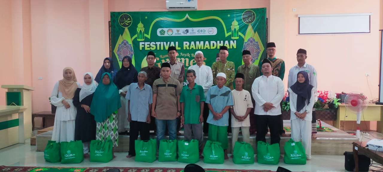 Program Kolaborasi Festival Ramadhan 1445 Hijriah, Kemenag Tubaba Saluran Ribuan Paket Sembako