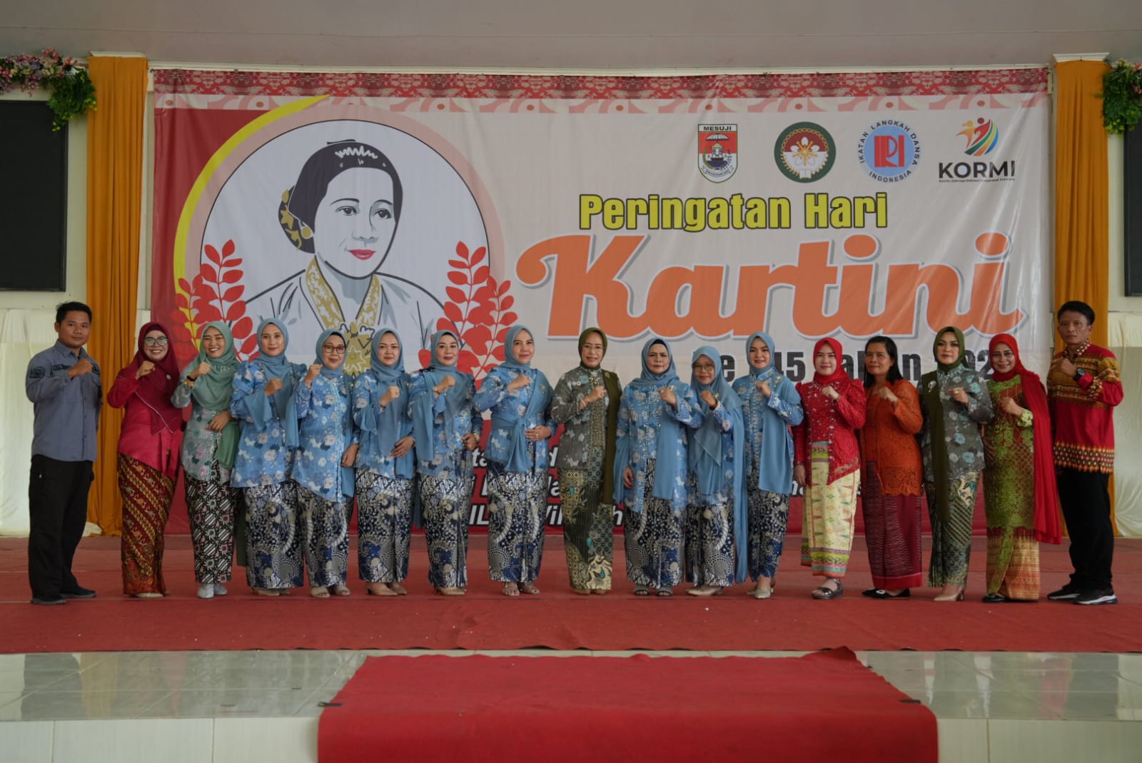 Ketua TP PKK dan Ketua Darma Wanita Mesuji Memperingati Hari Kartini