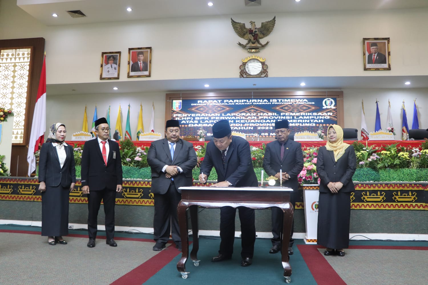 Pemerintah Provinsi Lampung Raih Opini WTP 10 Kali Berturut-Turut Atas Laporan Keuangan TA 2023