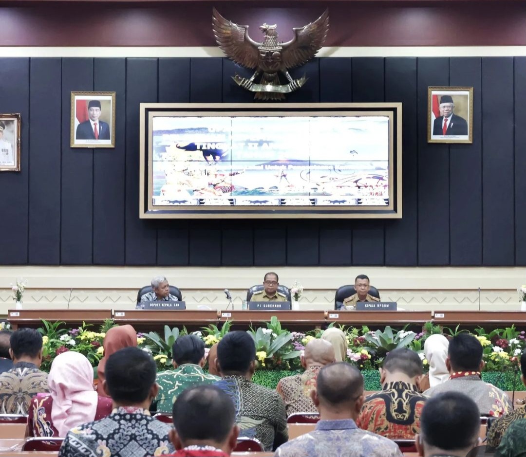 Pj. Gubernur Lampung Buka Pelatihan Kepemimpinan Nasional Tingkat II Angkatan XIX.