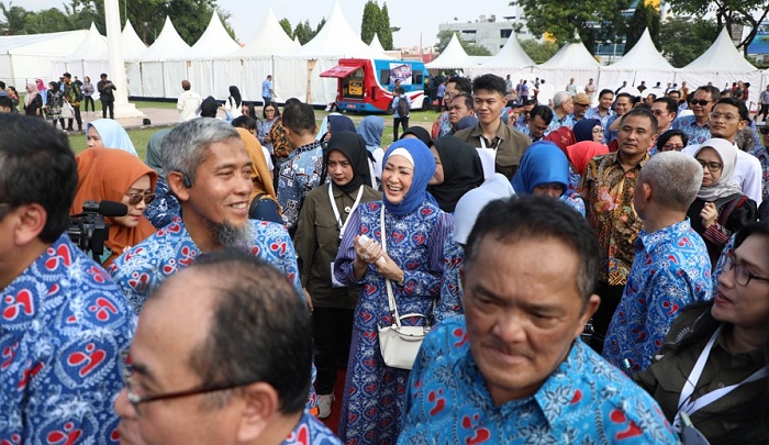 10 Ribu Orang Tumpah Ruah Ikuti Puncak Perayaan Harganas 2024 di Semarang