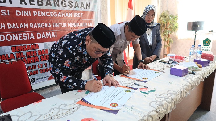 Gandeng Densus 88 Antiteror Polri, Kankemenag Jakarta Selatan Cegah IRET di Madrasah