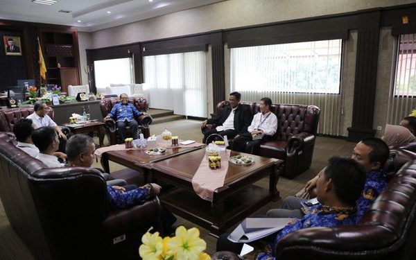 Pj. Gubernur Samsudin Terima Kunjungan Unsur Pimpinan dan Jajaran Civitas Akademika Polinela