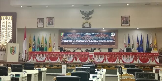 DPRD Provinsi Lampung Angkat Bicara Soal PAD