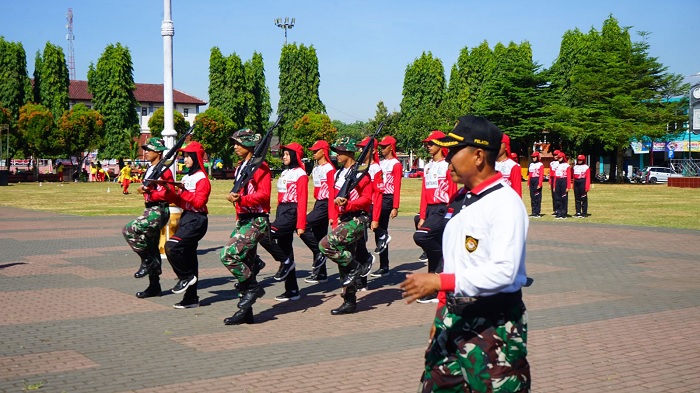 Paskibraka Purbalingga Berlatih Intensif, Dikarantina dan Terima Materi dari BPIP