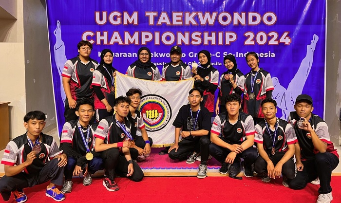 Terjunkan 15 Atlet, USM Sabet  4 Emas di UGM Taekwondo Championship 2024