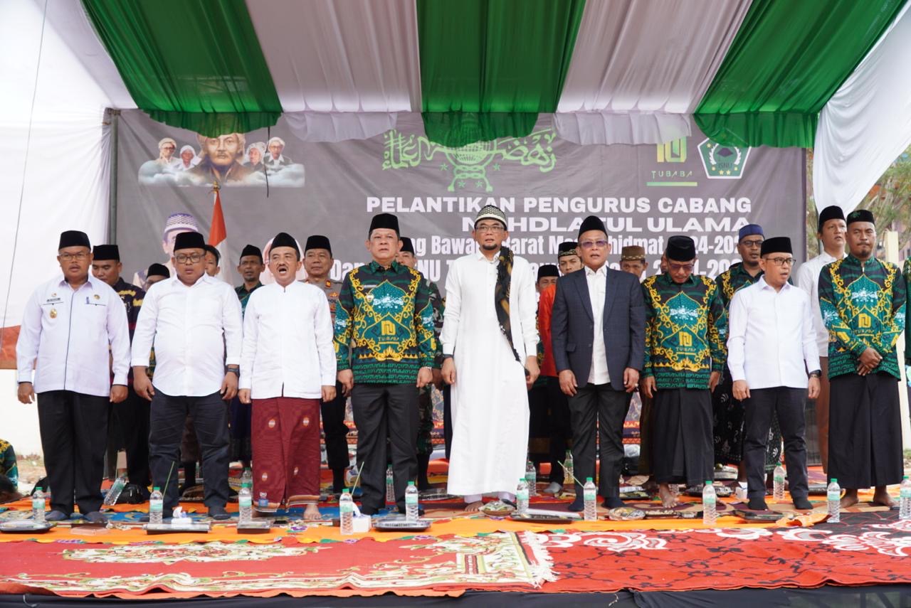 PCNU Kabupaten Tubaba Dilantik, ini Pesan Ketua PWNU Provinsi Lampung