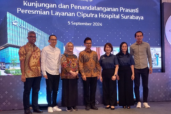 Menkes Budi di Ciputra Hospital Surabaya 