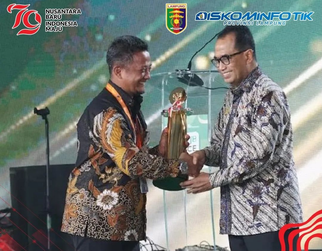 Pemerintah Provinsi Lampung Menerima Penghargaan Wahana Tata Nugraha 2024.