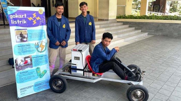 Mobil Gokart Listrik Hasil Riset Mahasiswa Teknik Elektro USM Dipuji BRIN