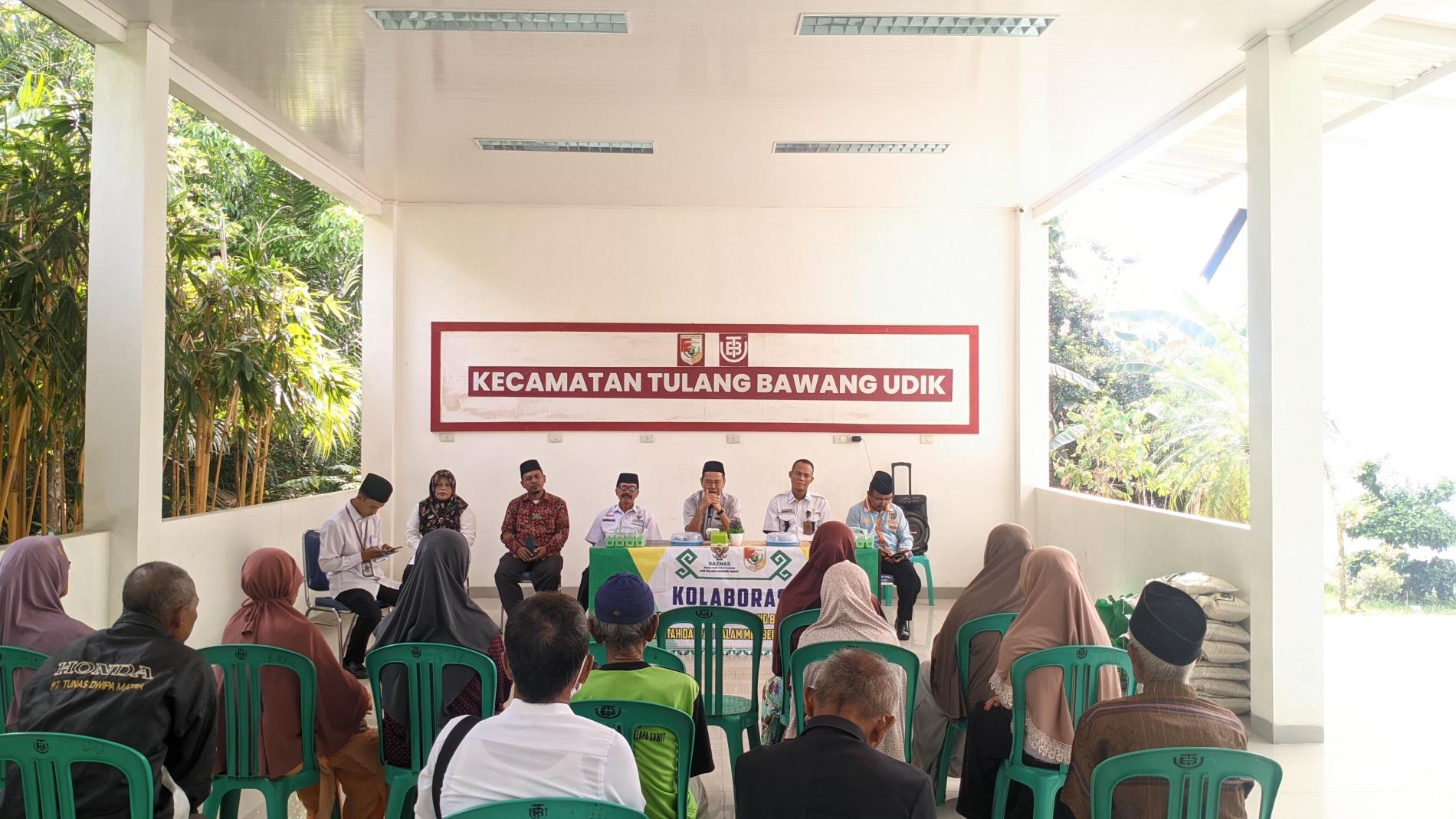 Baznas Dan Pemkab Tubaba Salurkan Bantuan di Dua Kecamatan