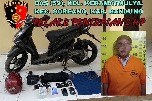 Pelaku pencurian HP 